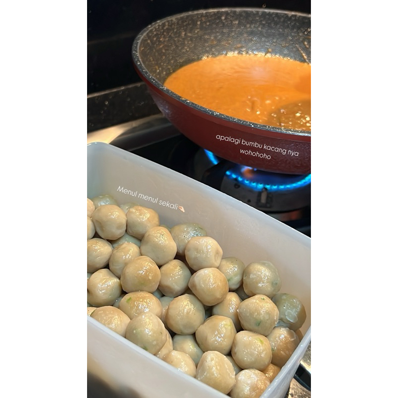 

[PROMO BUNDLING] Cilok Gemoy Bumbu Kacang Isi 4 pack