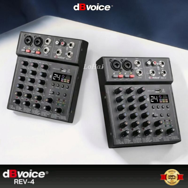 Mixer Audio dBvoice REV-4  99DSP Effect Mixer Mini Original