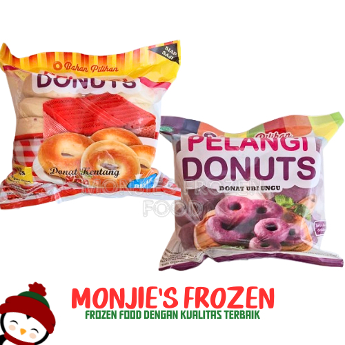 

PELANGI DONUTS Besar Isi 10 520gr - Donat Frozen