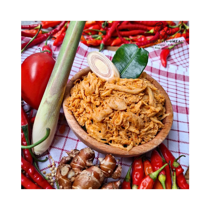

Profitmeal Dada Ayam Bumbu Bali 120g - Ayam Suwir Bumbu Bali - Ayam Suwir Siap Makan ko