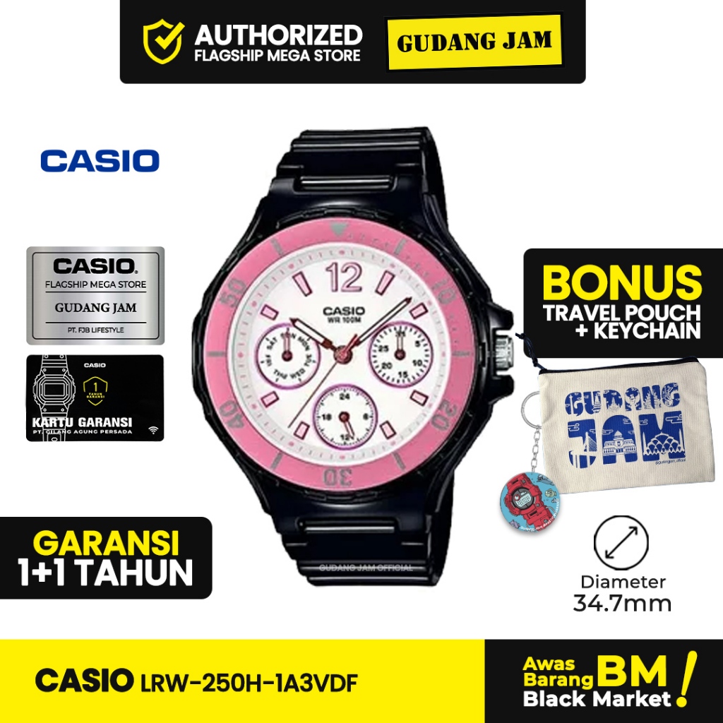 Jam Tangan Casio LRW-250H-1A3VDF LRW-250H LRW-250 LRW250H LRW 250H