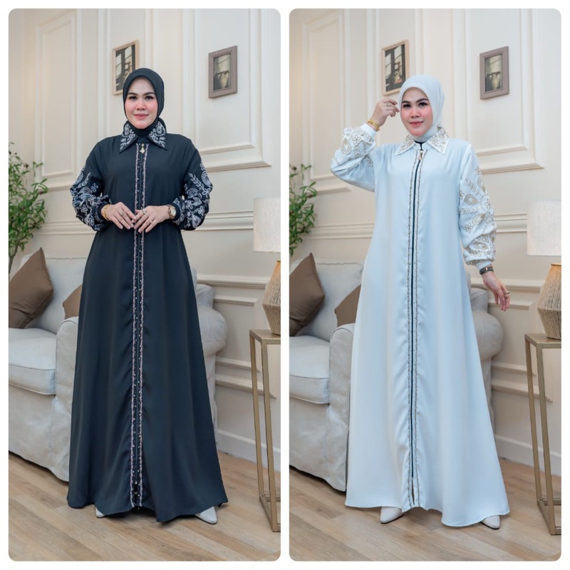 Terlarisss AMINAH ABAYA BY ARSYAKAYLA GAMIS SYARI MEWAH SYARI DRESS DAILY.MEWAH BASIC DRESS SIMPLE