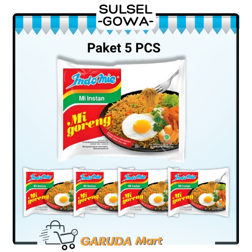 

Indomie Mi Goreng 85gr Mi Instan 5 PCS