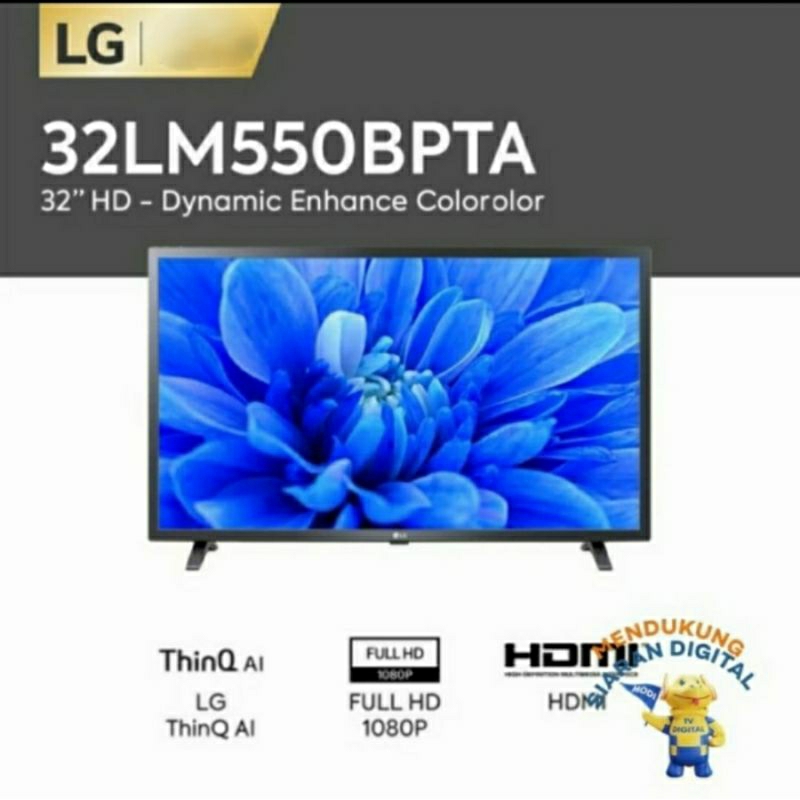 LG 32LM550BPTA Televisi 32" Digital TV Garansi Resmi SNI