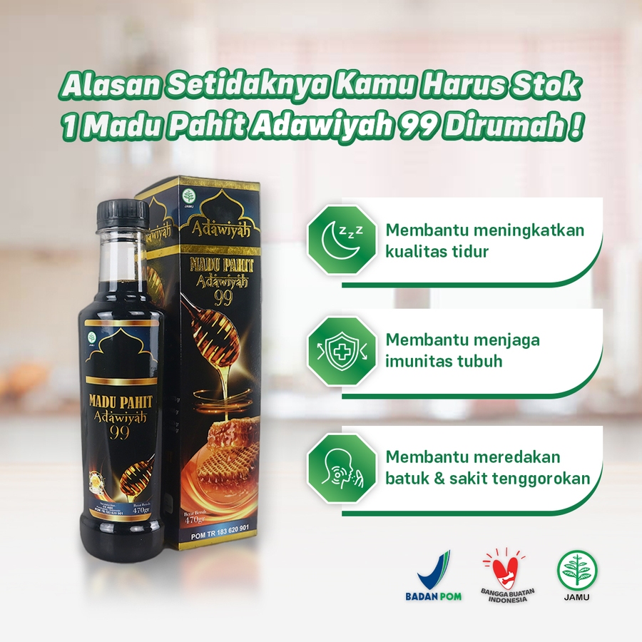 

Madu Hitam Adawiyah 99 Asli – Solusi Kesehatan Tubuh & Penguat Imun