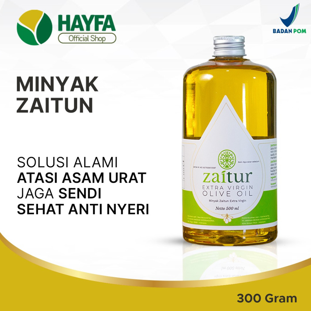 

Minyak Zaitun 100% Asli Bantu Redakan Asam Urat dan Nyeri Sendi