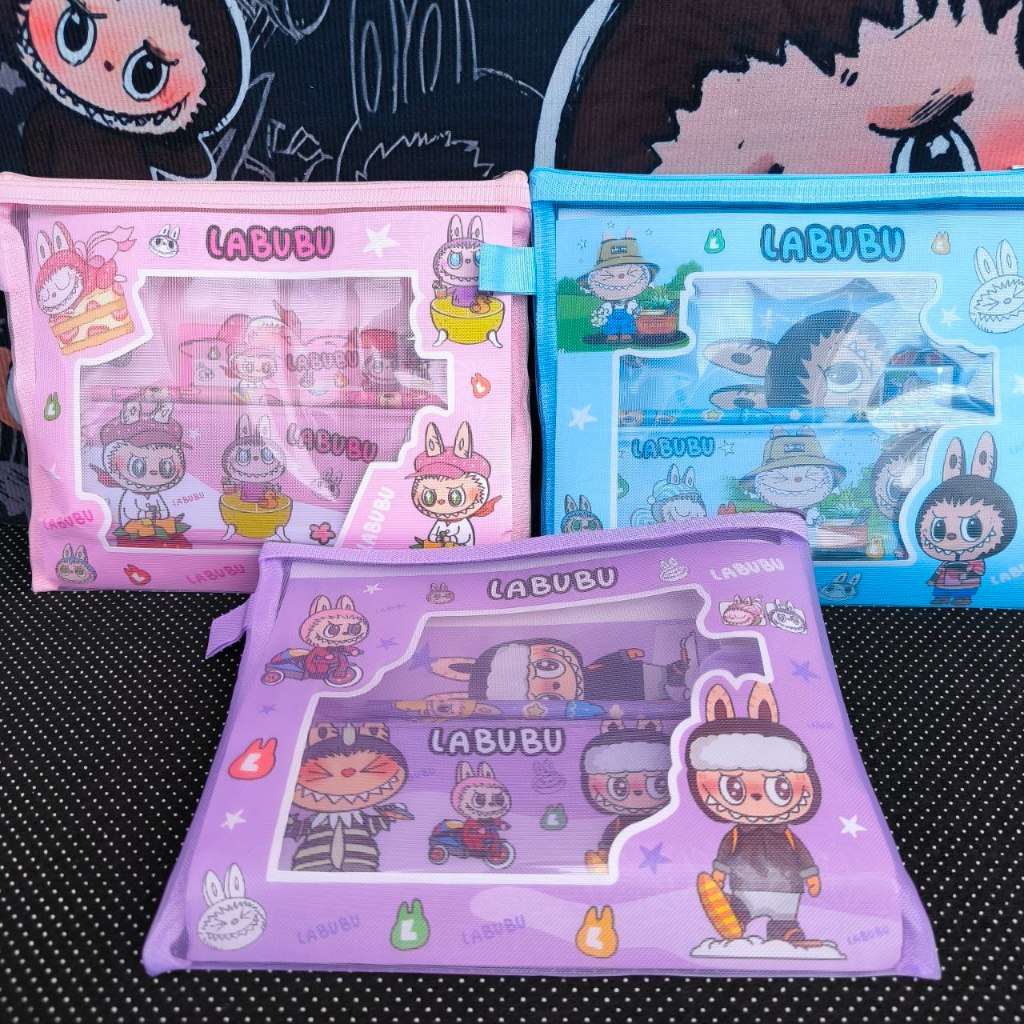 

Kotak Pensil Anak LABUBU Set 7 in 1 Stationery Alat Tulis Set Labubu Hadiah Anak Sekolah