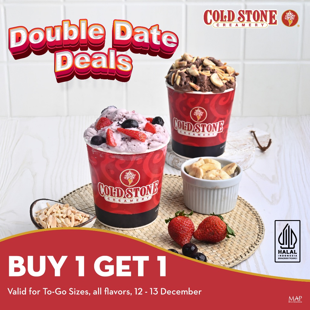 

12.12 Deals! Buy 1 Get 1 Ice Cream size ''Mine'' (1/2 Liter)