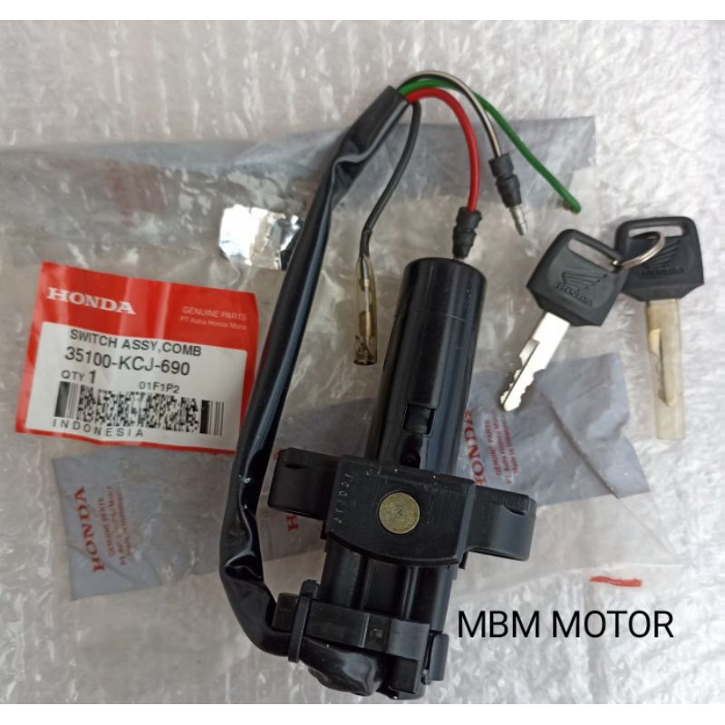 KUNCI KONTAK HONDA TIGER2000 TIGER 2000 LAMA LAWAS TILAM TILAS AWAL PERTAMA SWITCH ASSY COMB ORI AHM