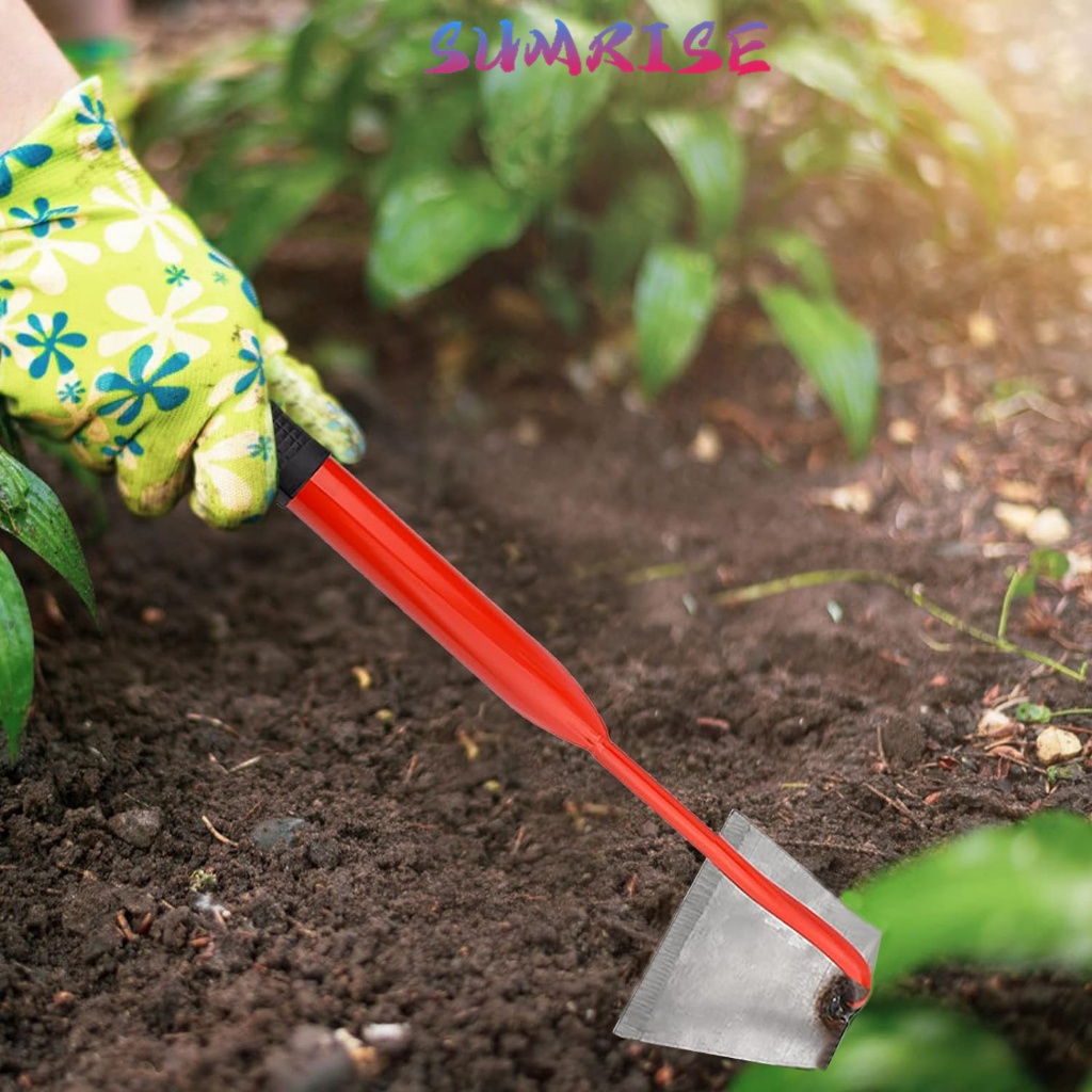 Mini Cangkul Kecil Berkebun Untuk Kebun Tanah Sayur Cangkul Portable Panjang Tajam Garden Cangkul We