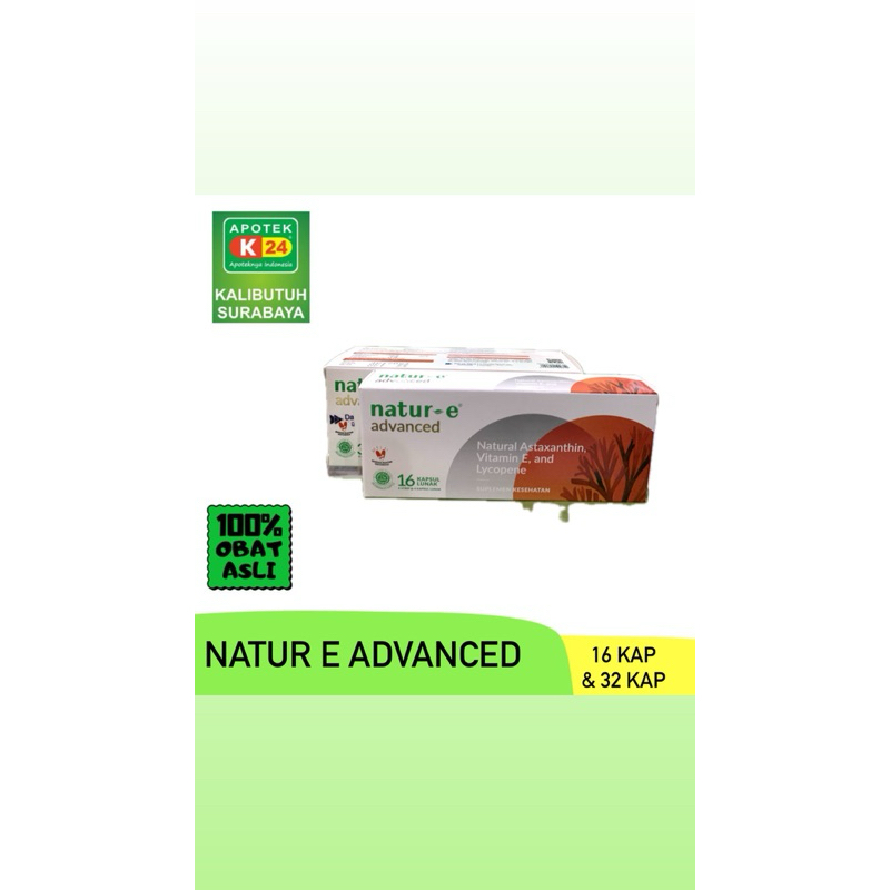 Natur E Advanced Kapsul 1 Dos Isi 16 & 32 Kapsul (per Dos)