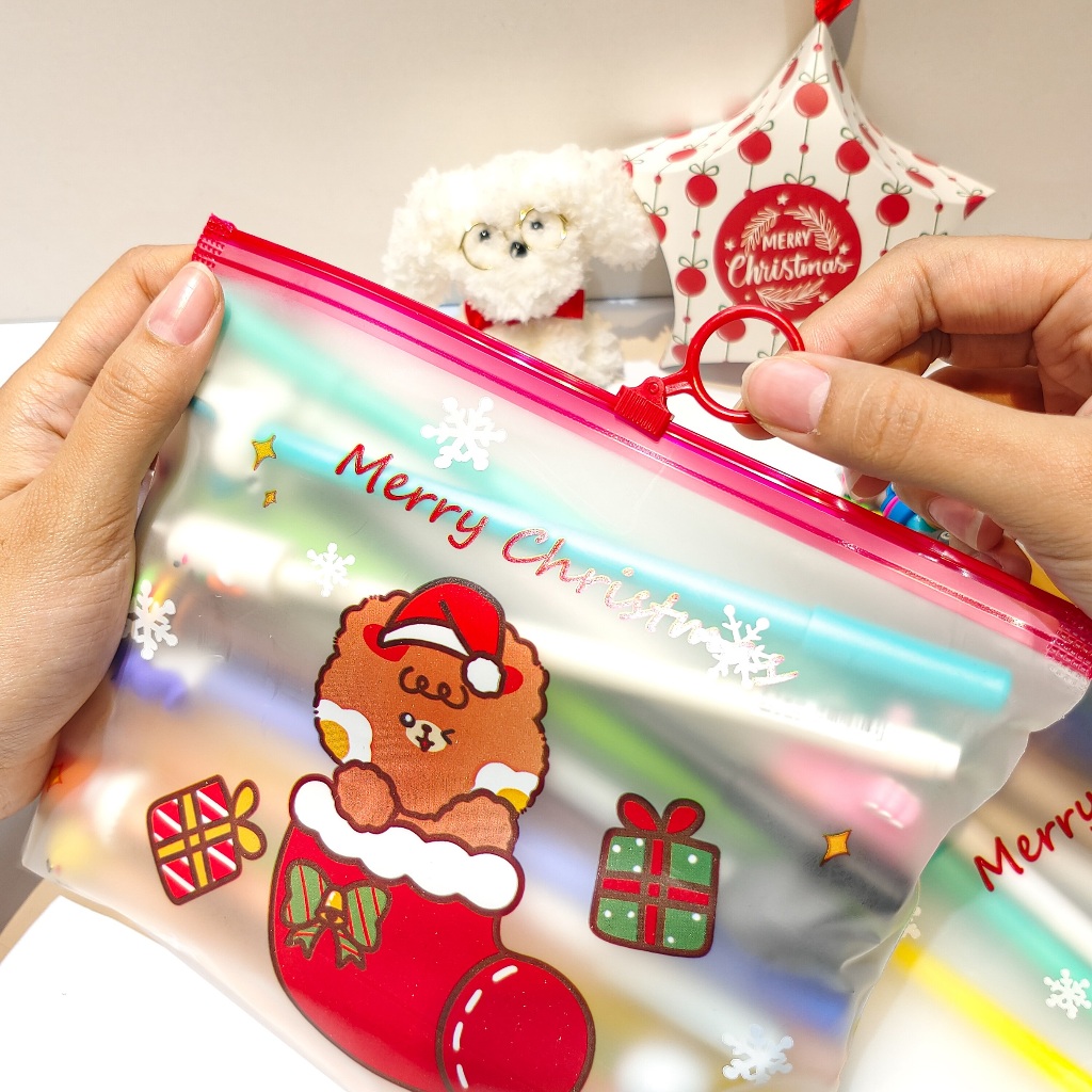 

Pulpen Bundle Set Kado Natal Christmas isi 20pcs
