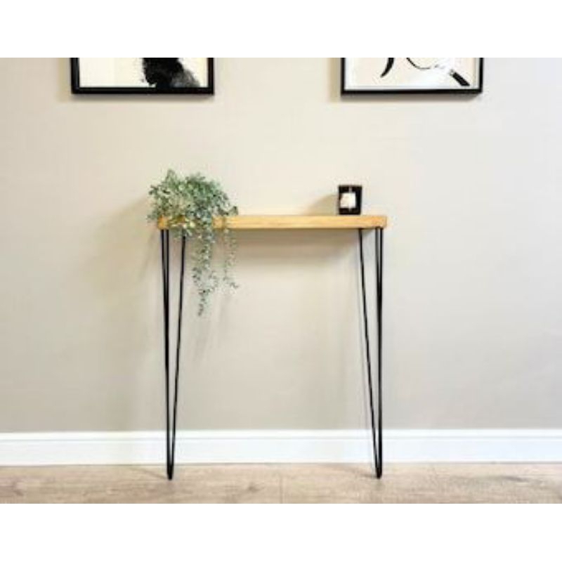 Meja Console Dinding Kayu Aesthetic Rak Sudut Hiasan Kamar Serbaguna
