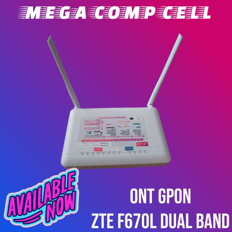 MODEM ONT GPON ZTE SERIES