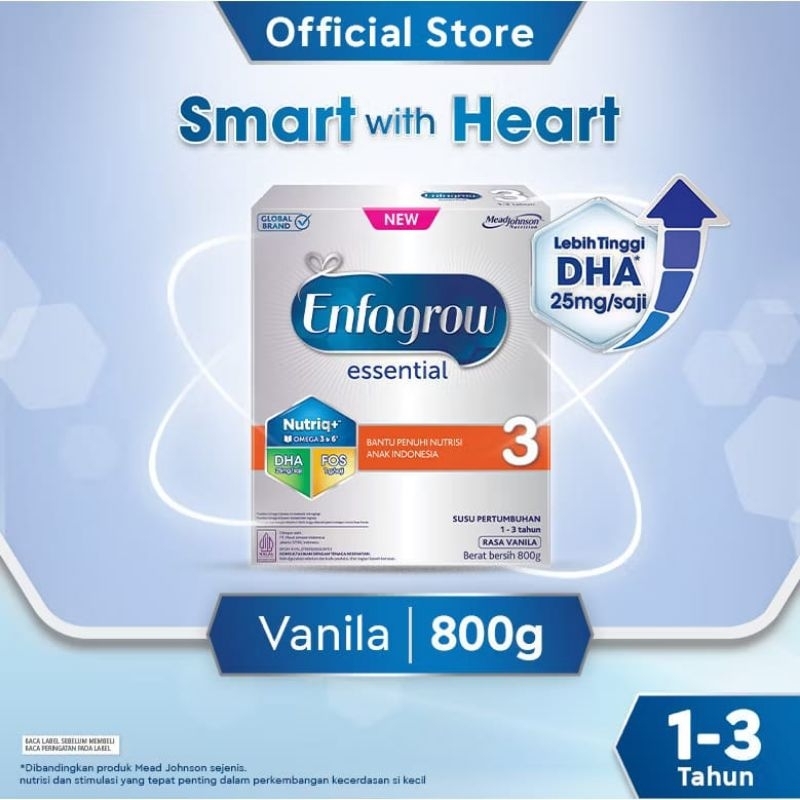 

Enfagrow Essensial 3 Susu Formula Anak 1-3 Tahun 800gr Termurah