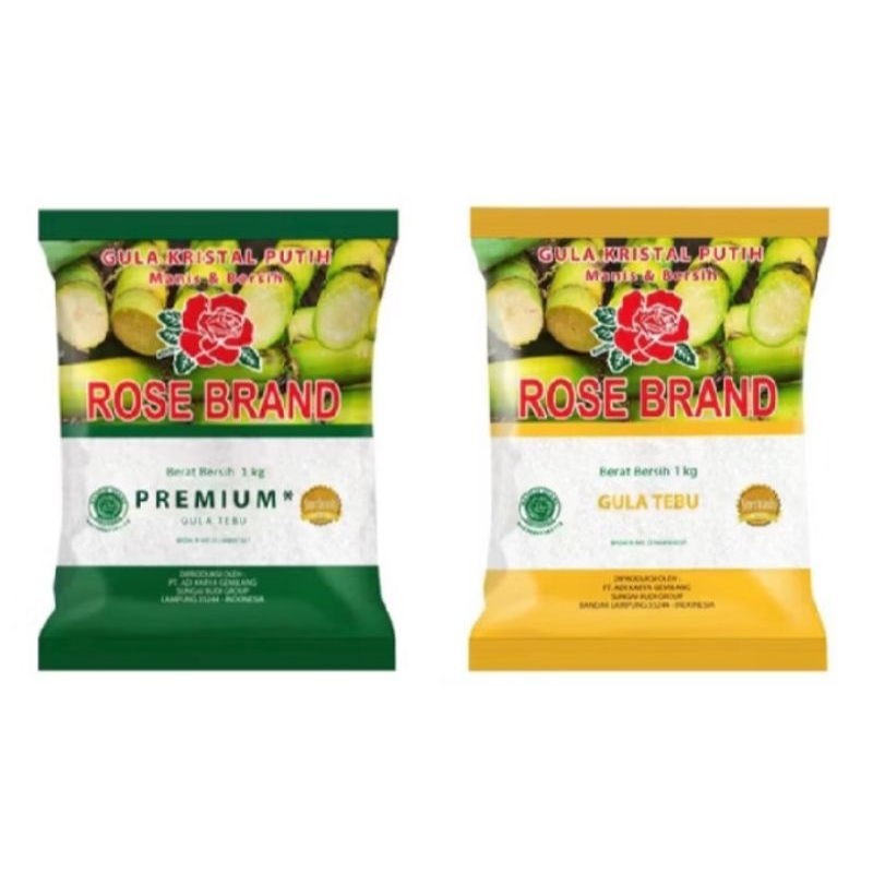

Rose Brand Gula Pasir Gula Kristal 1KG