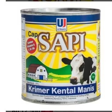 

ULTRAJAYA KRIMER KENTAL MANIS CAP SAPI 375GR