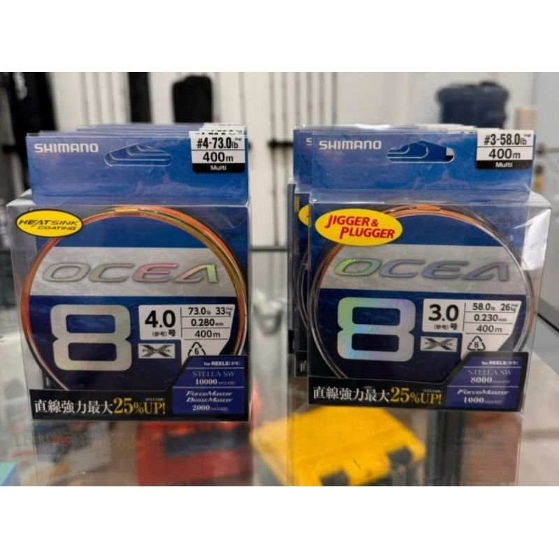 Senar Pancing Pe Shimano Ocea X8 Japan