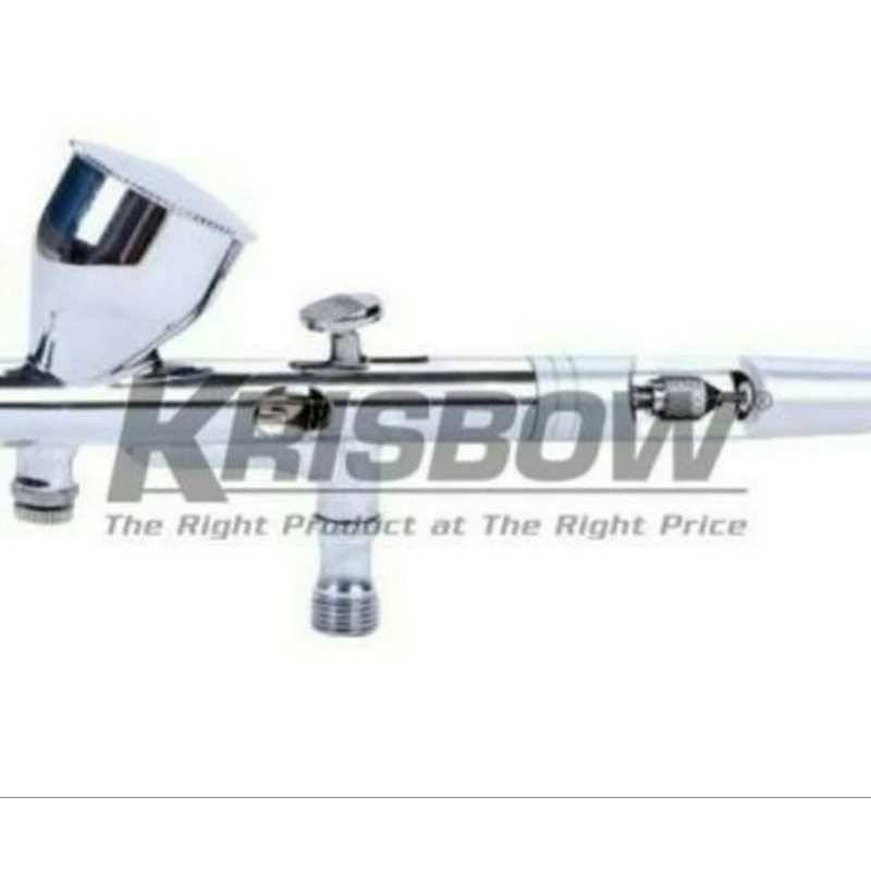 KRISBOW AIR BRUSH KIT GRAVITY TYPE SLV HS-8