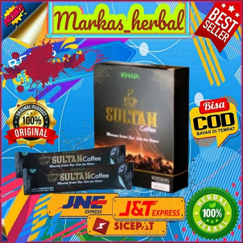 

Khaia Sultan Coffee Original Minuman Kopi kuat Jeruk Gula dan Krim