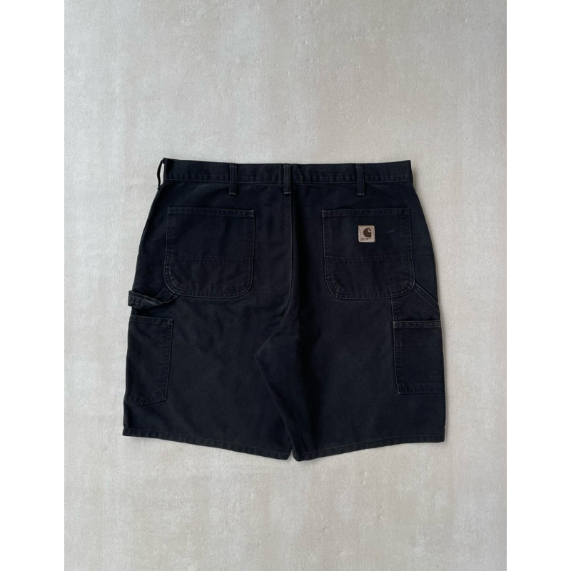 Carhartt Carpenter Short Pants Padedd Black B25-BLK Original Dungaree Fit