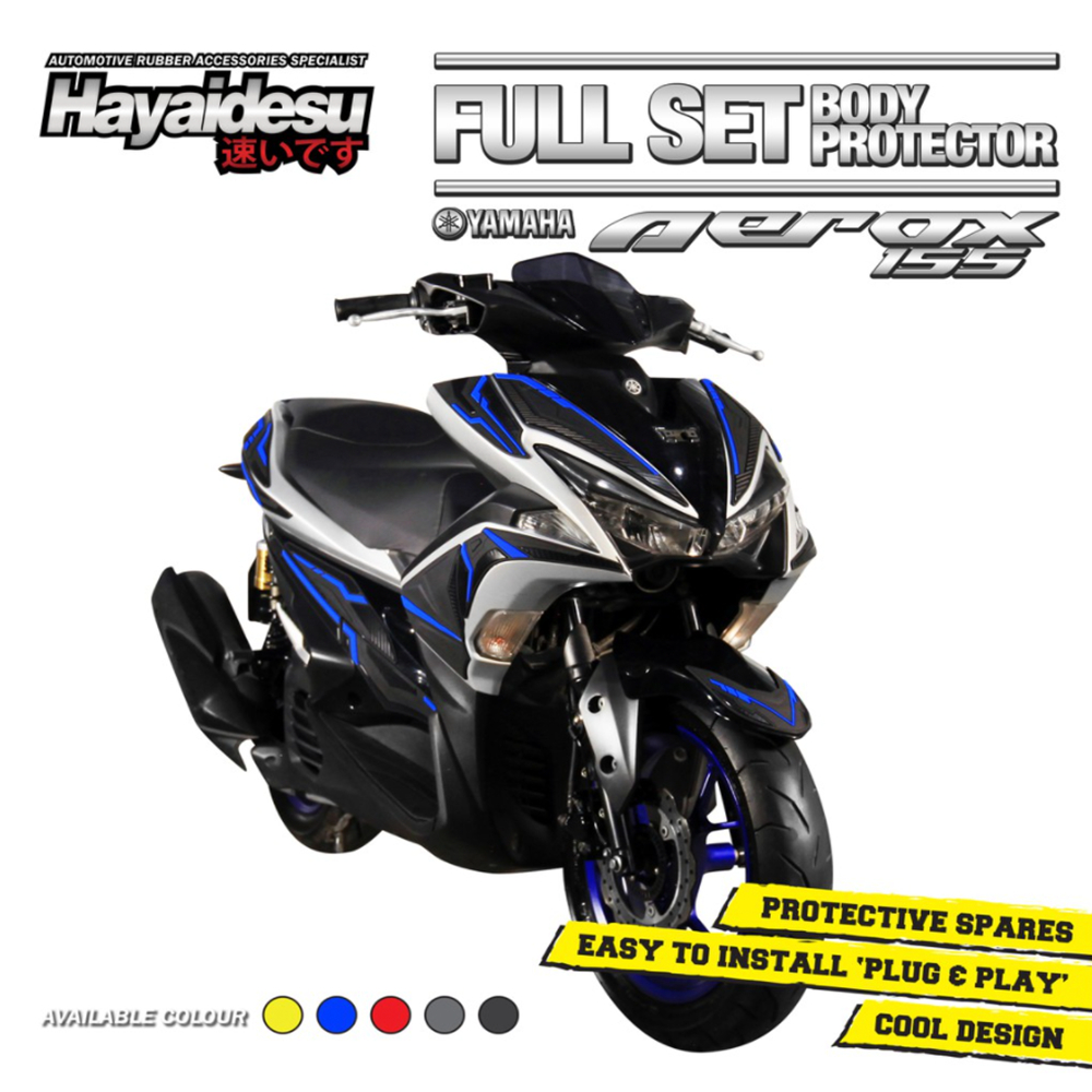 Full Set Body Protector AEROX OLD Aksesoris Decal Variasi Carbon Pelindung Body HAYAIDESU autorez.id