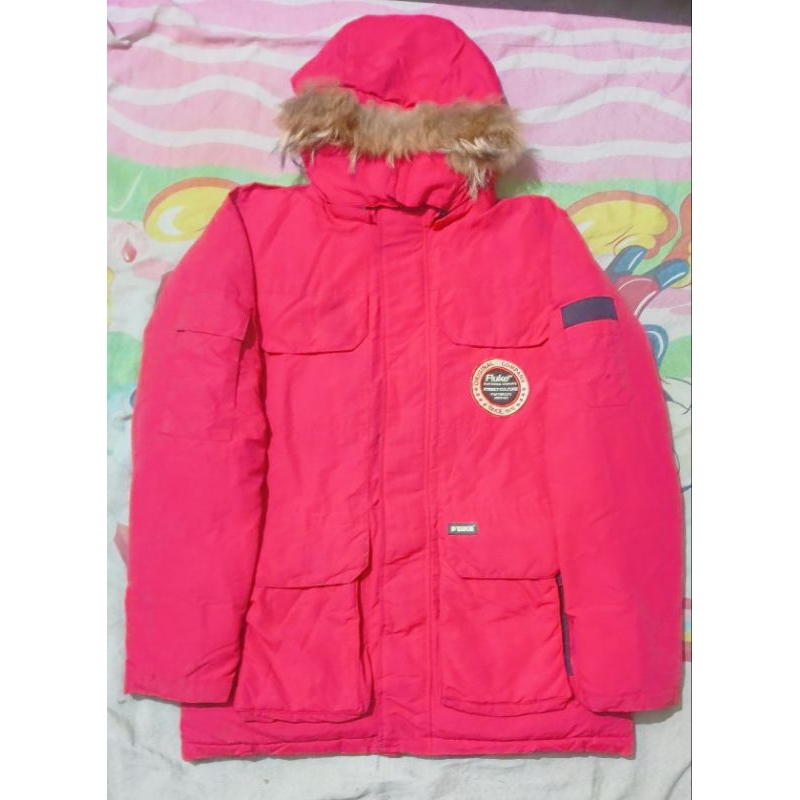 Down Jaket Bulang Fluke Red Thrift