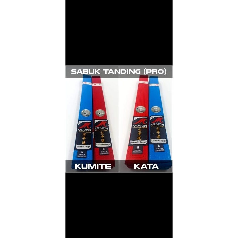 Sabuk Pertandingan KATA / KUMITE PRO MUVON