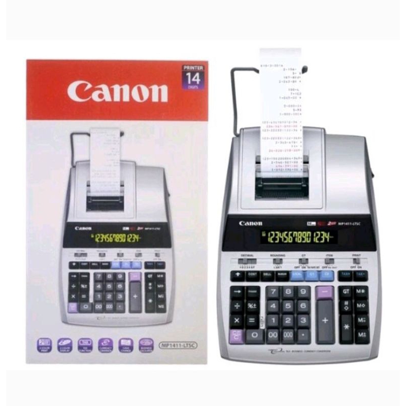 

KALKULATOR CASIO DR 120R / CANON MP 1411 PRINT STRUK KASIR