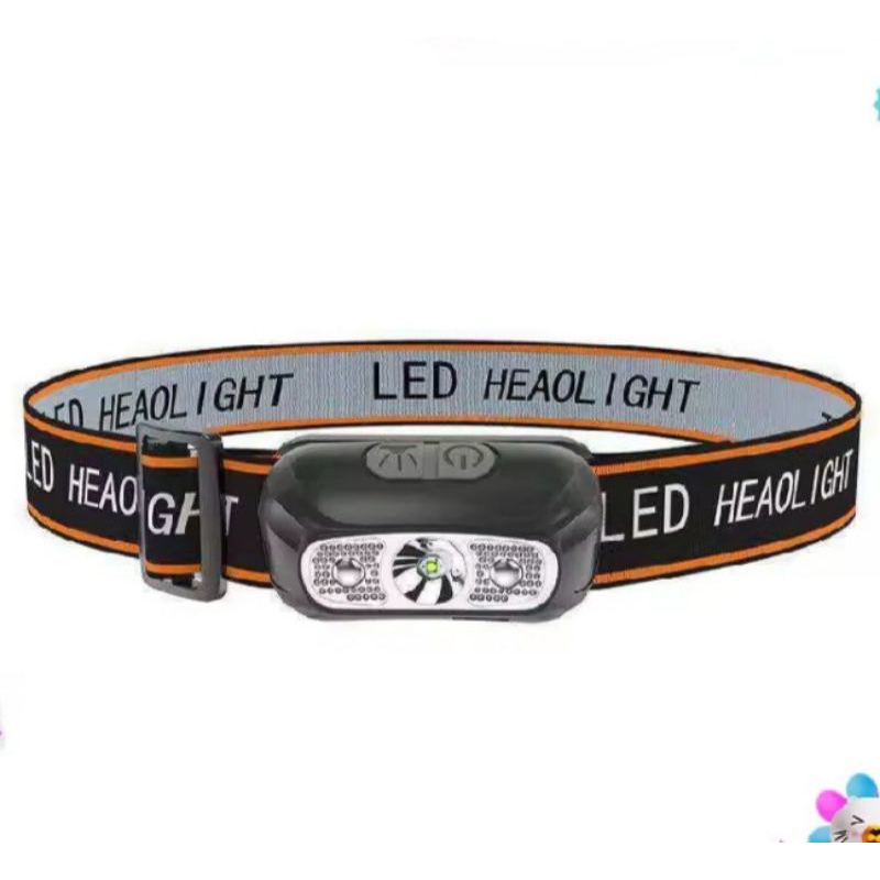 HEADLAMP MINI SENTER KEPALA MINI 3 MODE RECHARGEABLE SENSOR