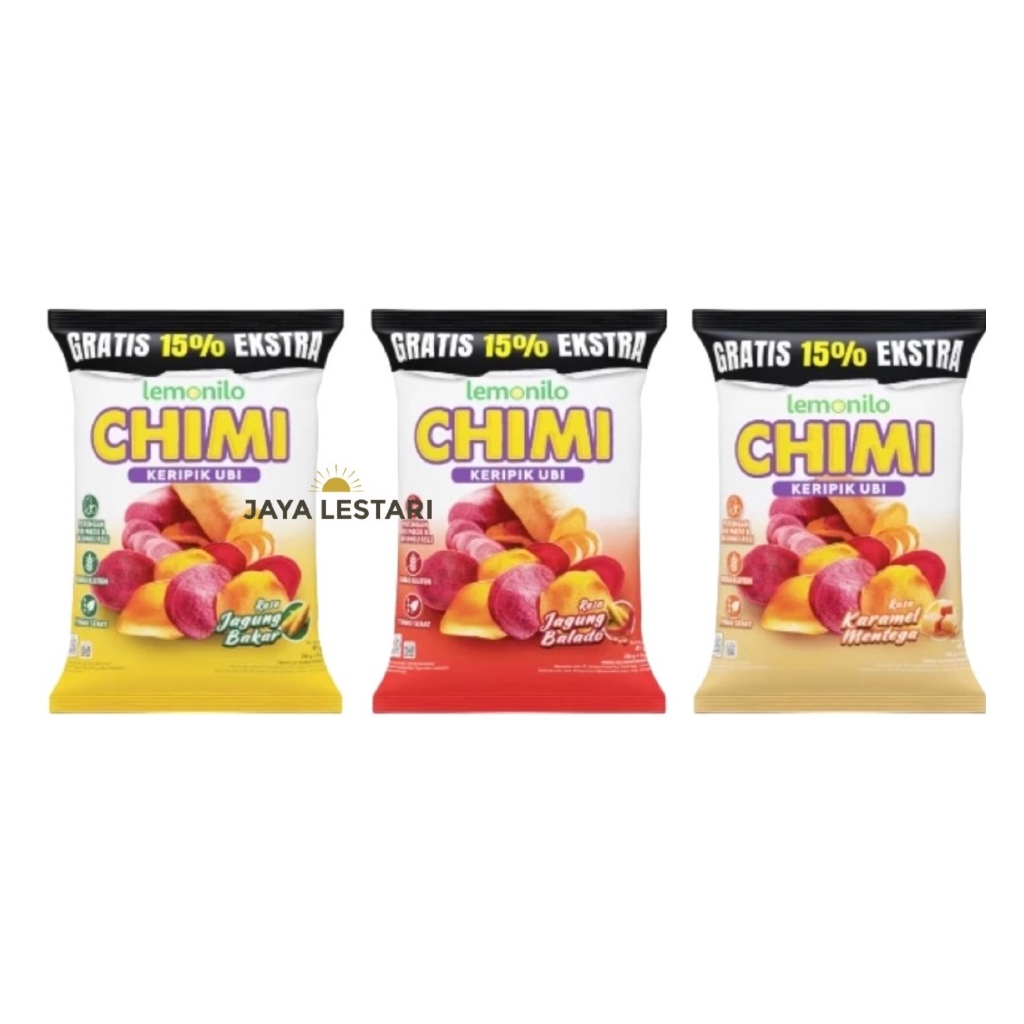 

Lemonilo Chimi Mini Keripik Ubi (10g) (3 Varian Rasa)