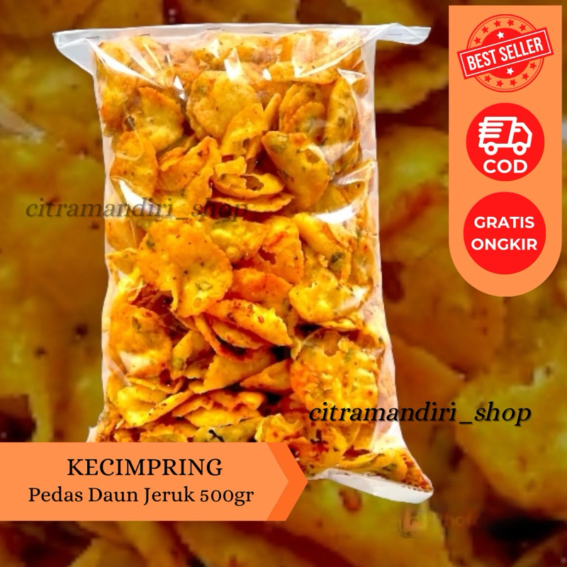 

ADY78 KECIMPRING MIX 2 Rasa ORIGINAL BANG DAUN 500GR & PEDAS DAUN JERUK 500GR