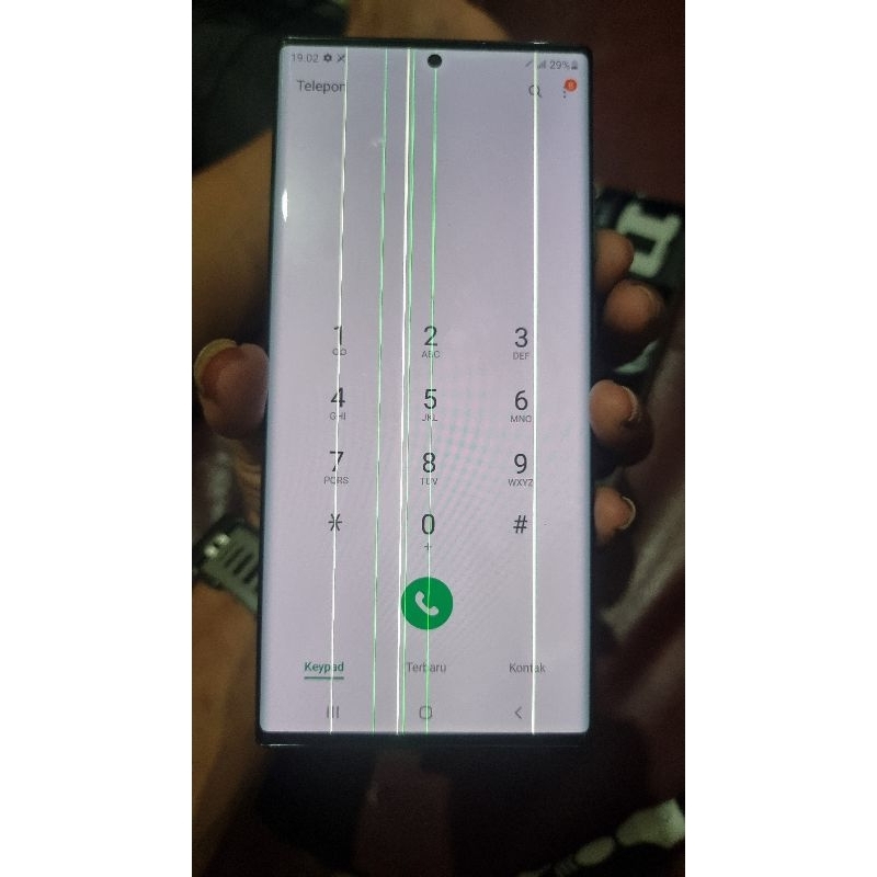 lcd samsung note 20 ultra minus