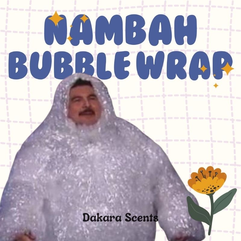 

Bubblewrap tambahan packing
