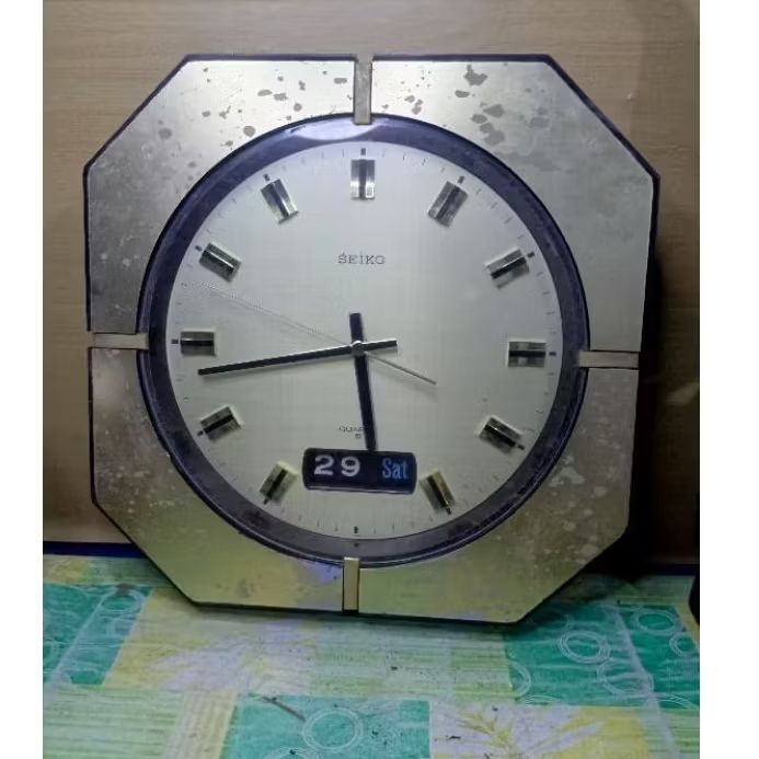 jam dinding seiko transistor vintage antik jadul