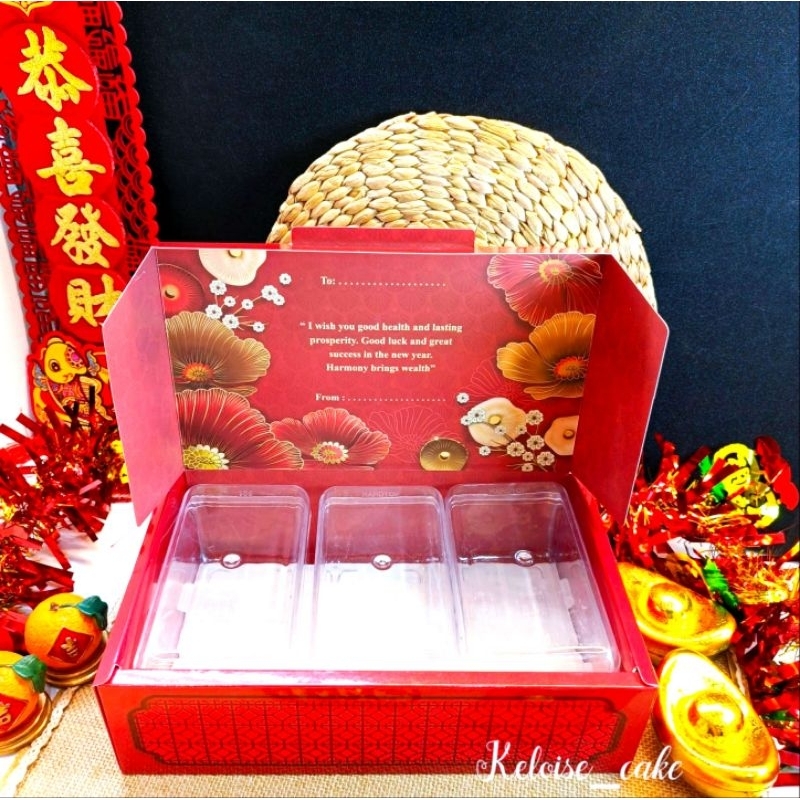 

( ISI 5 PCS /@ 13.500 ) BOX/DUS CNY/SINCIA/IMLEK/CHINESE NEW YEAR ISI 3 TOPLES 350 GRAM