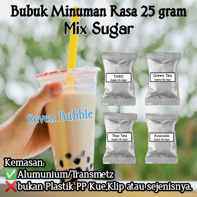 

Bubuk Minuman Rasa 25 gram Serbuk Minuman Boba Kekinian 25gr Termurah