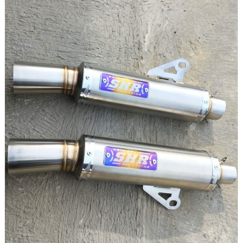 silincer knalpot engker SHR racing inlet 38/45/50 mm