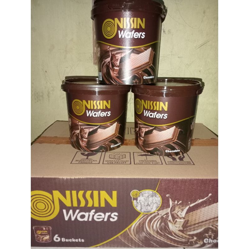 

Nissin Wafers chocolate 1 dus isi 6 buckets