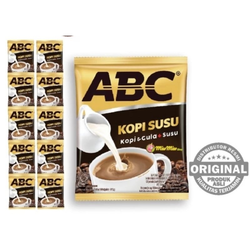 

ABC KOPI - SUSU & MOCCA - RENTENG @ 30 gram