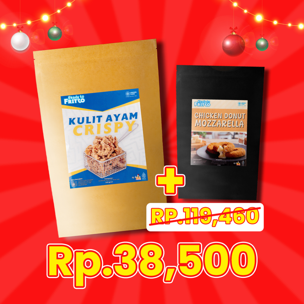 

Promo 12:12 Buy 1 Get 2 Fritto Chicken Skin FROZEN - (Bonus Chicken Donut Mozza)