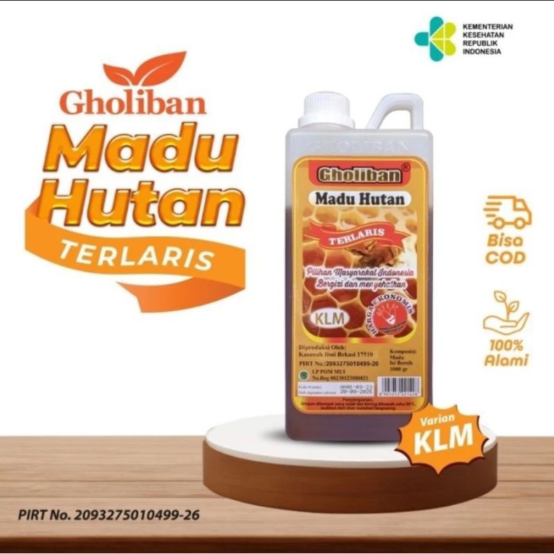 

MADU GHOLIBAN 1KG Madu Hutan Kalimantan Gholiban