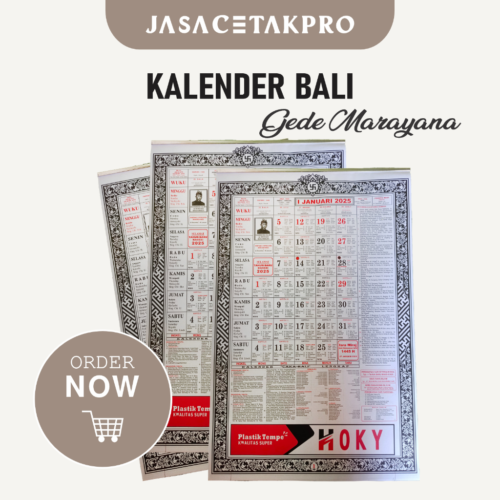 

KALENDER BALI 2025 GEDE MARAYANA READY STOCK
