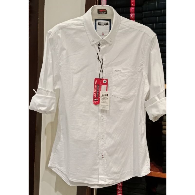 Kemeja panjang pria Cardinal jeans original mens CAKAI01921J 08A kemeja pria lengan panjang katun be