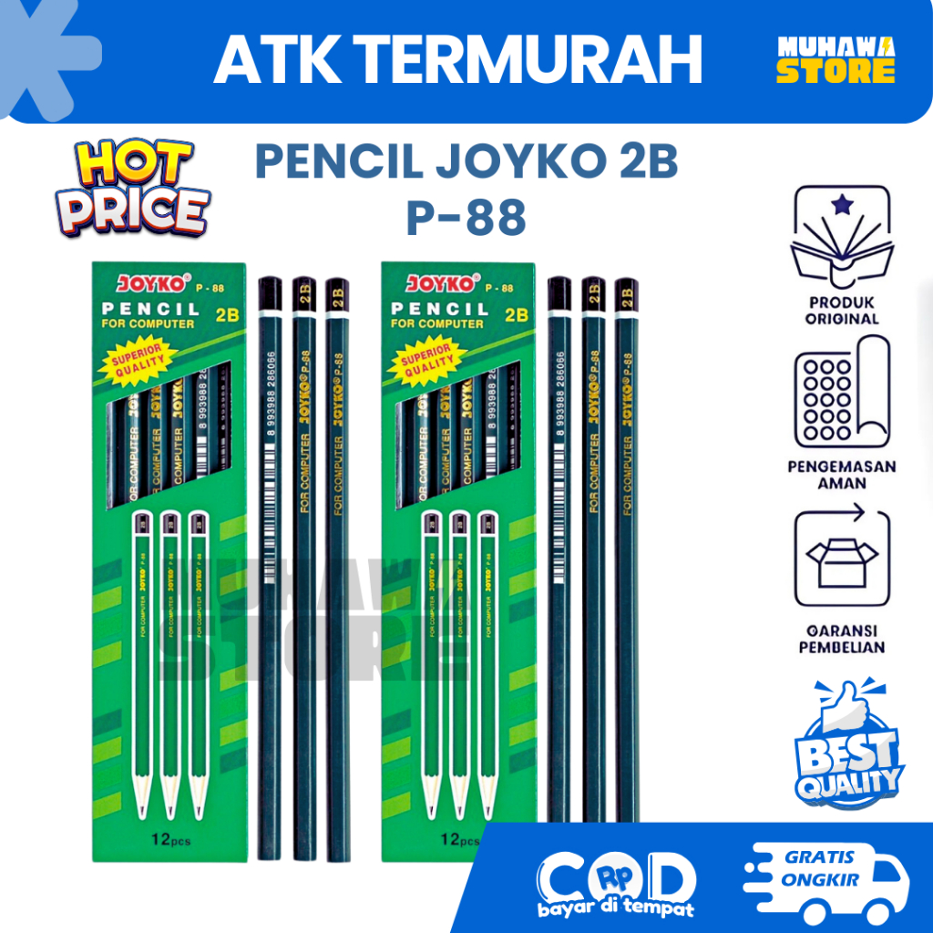 

PENCIL JOYKO P-88 (2B) Pencil Joyko P-88 2B