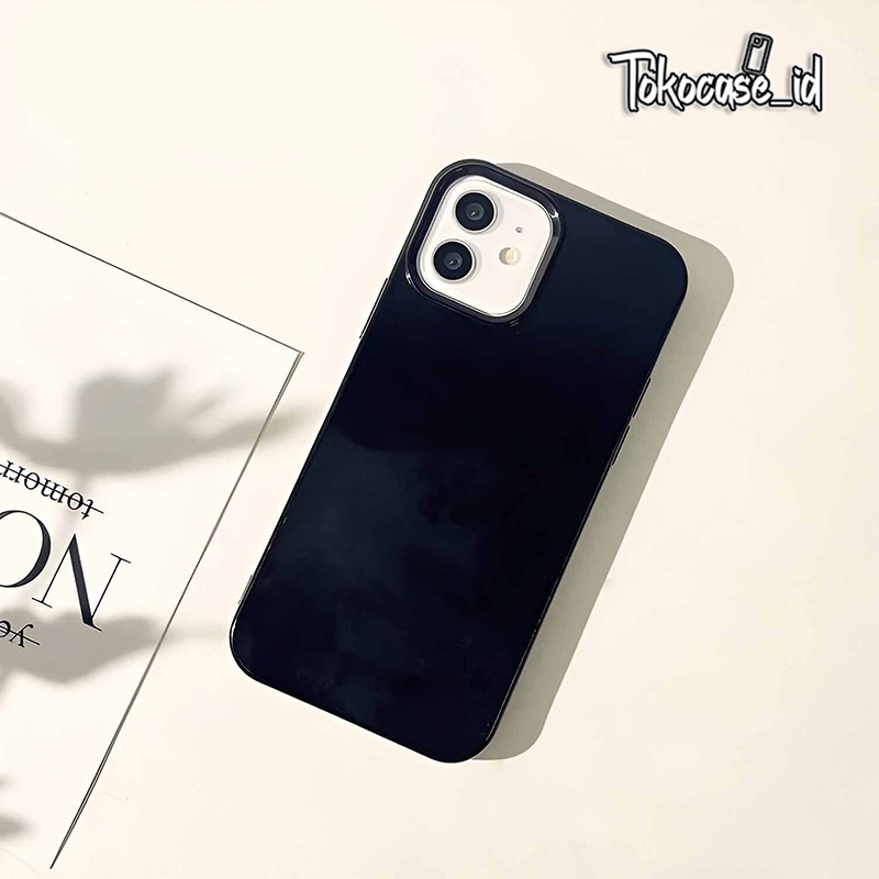 Jelly Case Black Glossy - Softcase/Casing Hp Compatible For Iphone 7 7plus 8plus X XS Xr 11 12 13 14