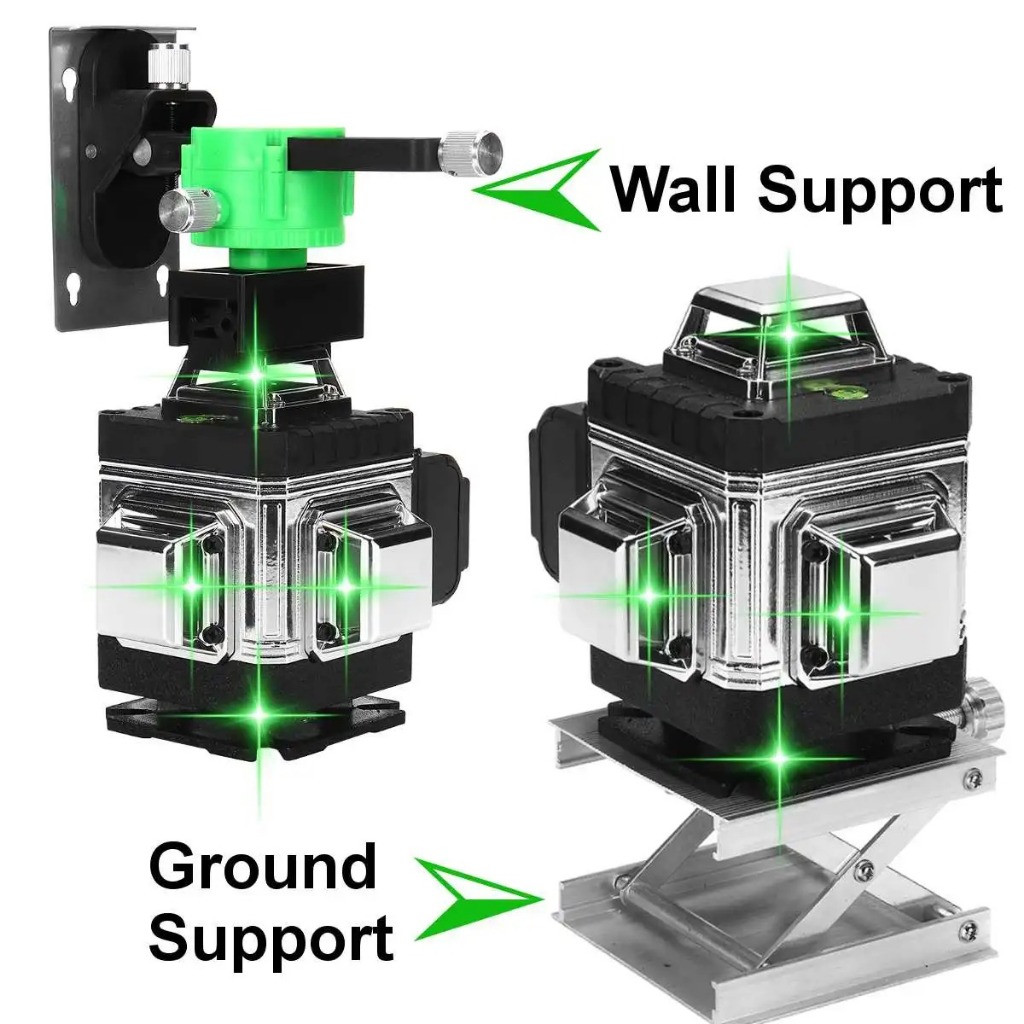 16 line laser taffware laser level 4d 16 line Laser line waterpass laser 16line Keletol laser level