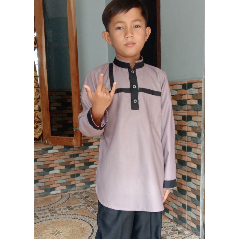 Baju kurta setelan anak  laki_laki.