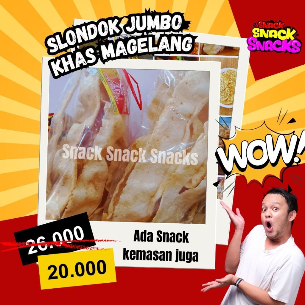 

SLONDOK JUMBO PEDAS MANIS | SNACK SNACK SNACKS