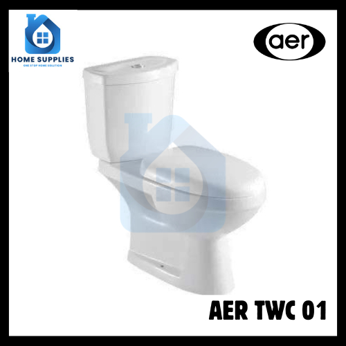 Kloset Duduk / Monoblock Toilet Duduk Otomatis AER TWC 01